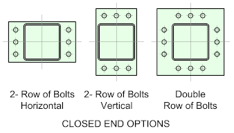 Structural Detailer End Plate Options